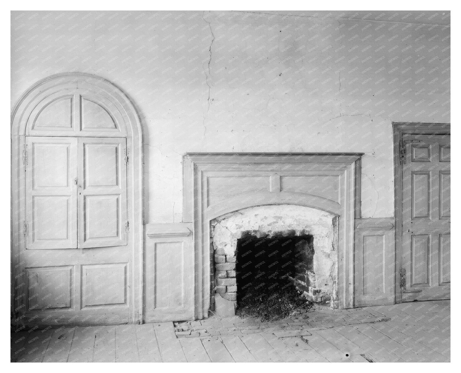 Vintage Interior Scene in Surry County, Virginia, 20th Centu