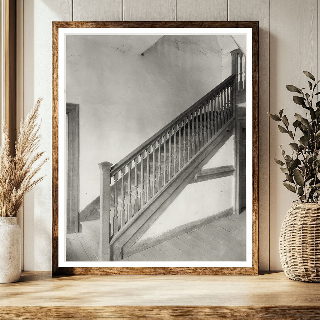 Surry County VA Stair Rail Architecture 1953