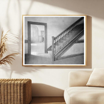 Surry County, VA Stair Rail Photo, Mid-20th Century