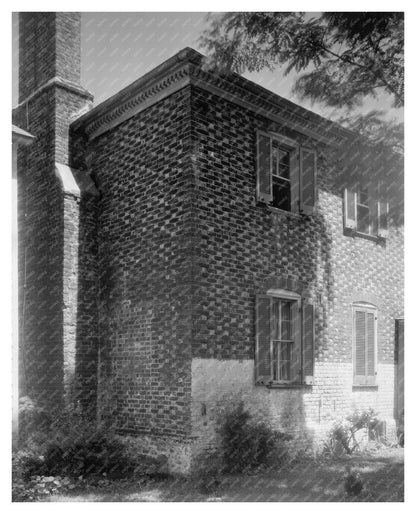 Historic Building in Hague, Virginia, 1685 Vintage Photo