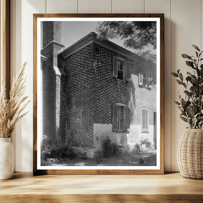 Historic Building in Hague, Virginia, 1685 Vintage Photo