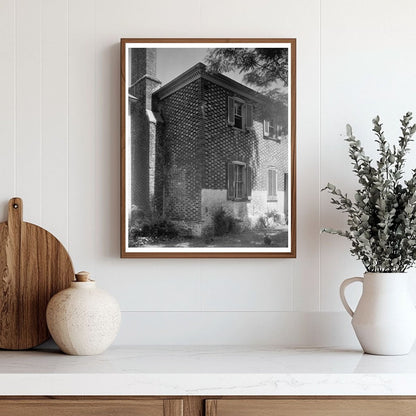 Historic Building in Hague, Virginia, 1685 Vintage Photo