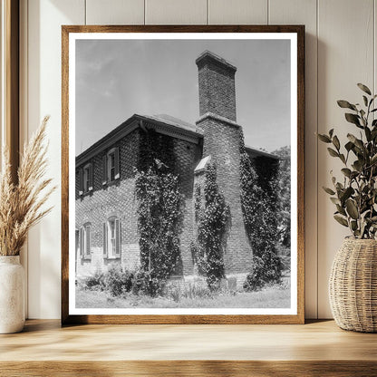 Historic Building in Hague, VA - 1685 Vintage Photograph