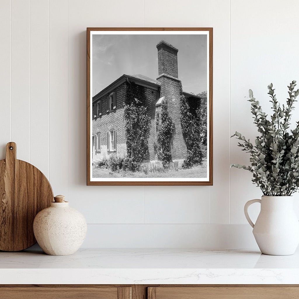 Historic Building in Hague, VA - 1685 Vintage Photograph