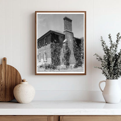 Historic Building in Hague, VA - 1685 Vintage Photograph