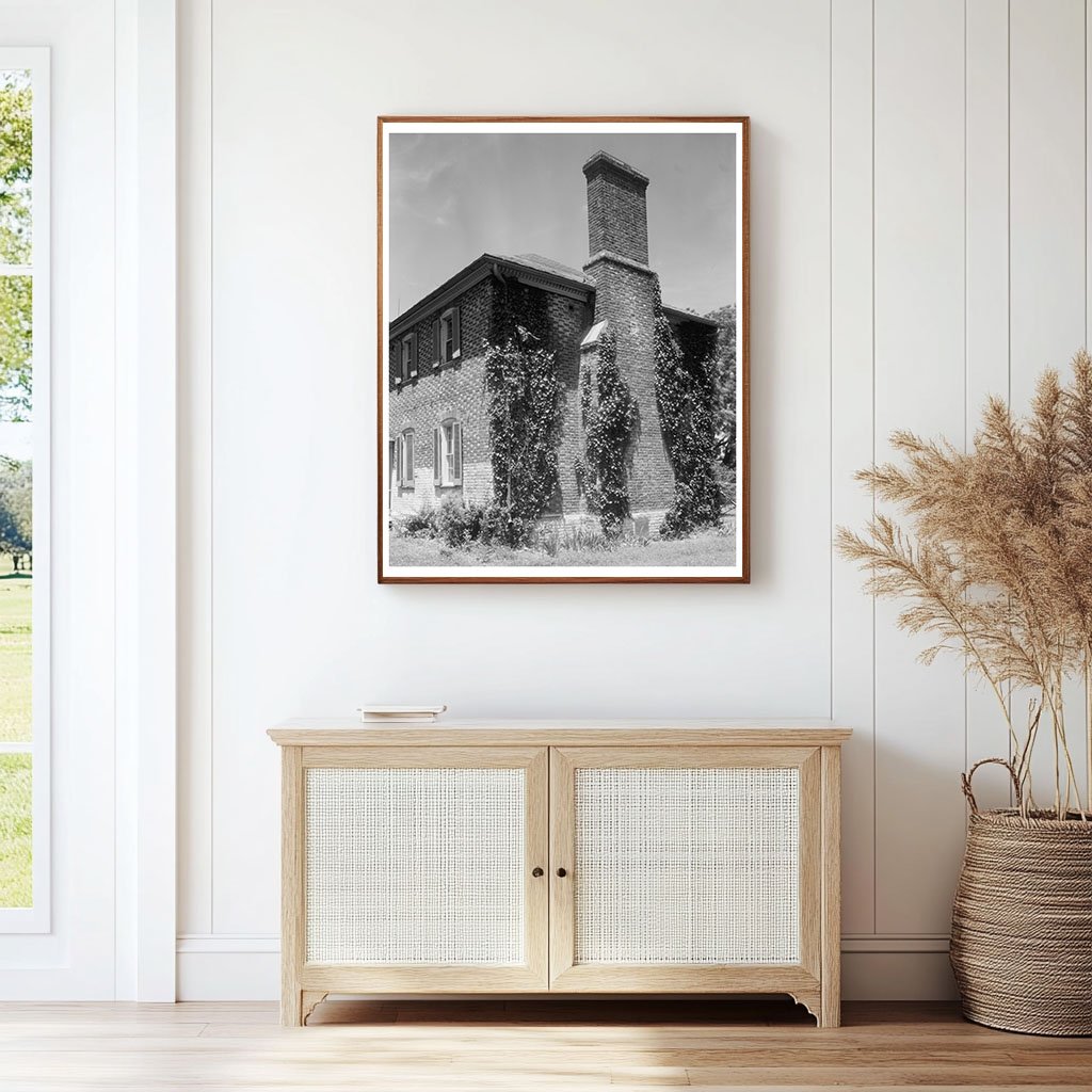 Historic Building in Hague, VA - 1685 Vintage Photograph