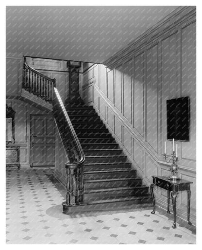 Nelson House, Yorktown VA, 1740 Historic Photo