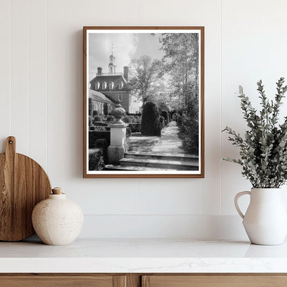 Williamsburg VA Historic Architecture Photograph 20th Centur