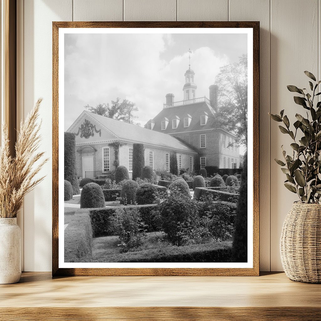 Historic Williamsburg VA Architecture Photo 1930s