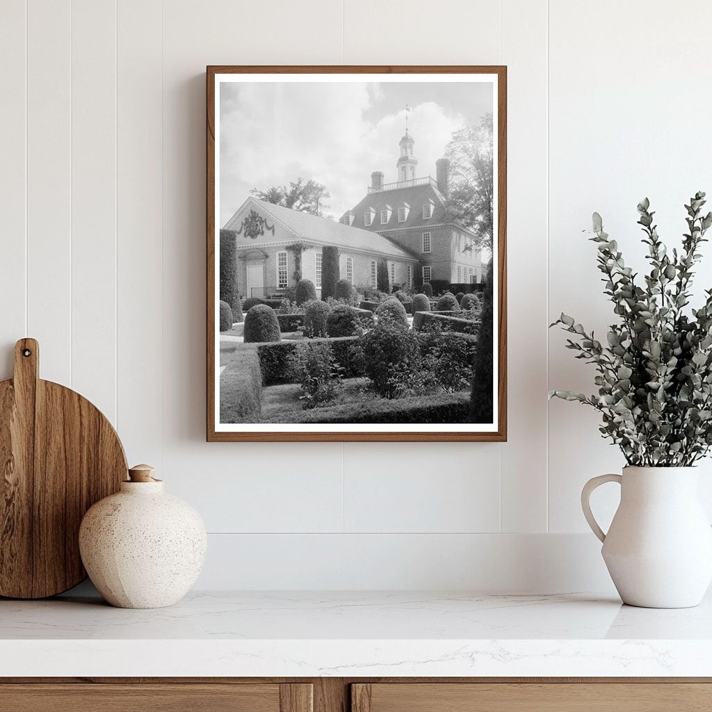 Historic Williamsburg VA Architecture Photo 1930s