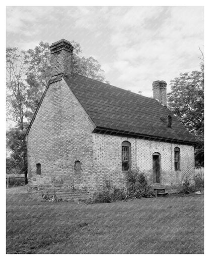 1890s Williamsburg Architecture, Virginia Historic Photo