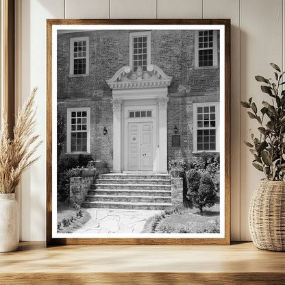George Wythe House, Williamsburg VA, 1953 Vintage Photo