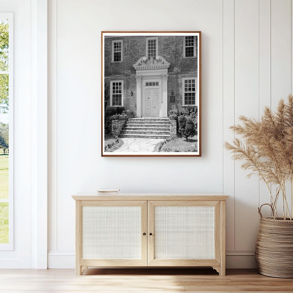 George Wythe House, Williamsburg VA, 1953 Vintage Photo