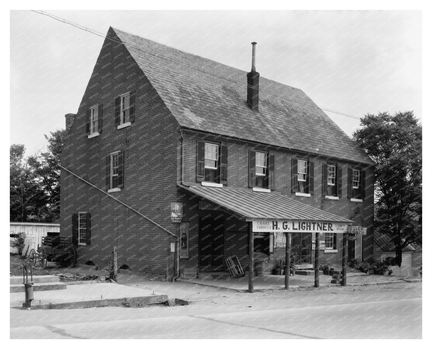 Falmouth, VA Vintage Building Photo - Early 20th Century