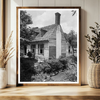 Ruins of Hills House, Falmouth VA, 1928 Photograph