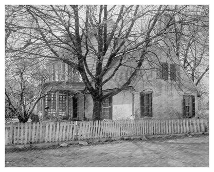 Historic Home in Falmouth, Virginia, 20th Century Photo