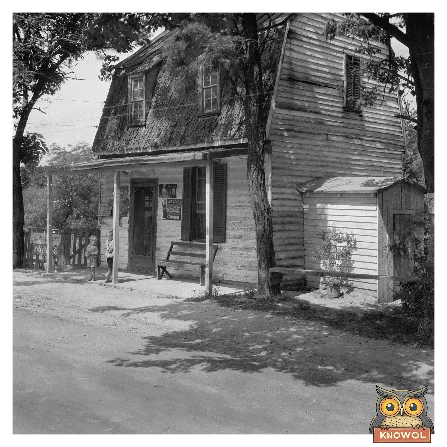 Vintage Falmouth, Virginia Scene, Mid-20th Century