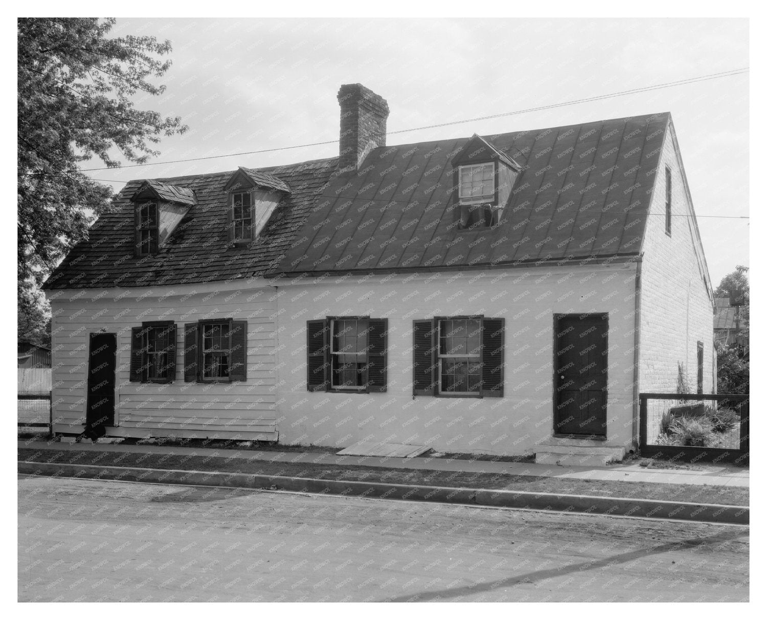 Fredericksburg VA Architecture 1910s Vintage Photo