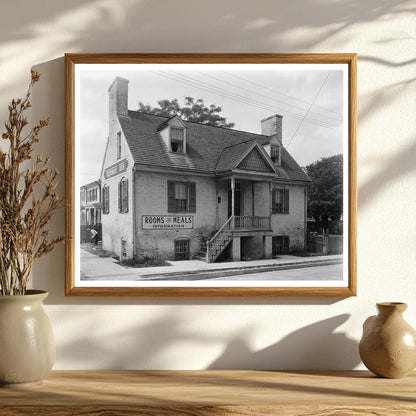 Fredericksburg VA Vintage Home Photo 1953