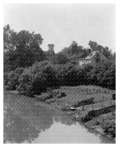 Fredericksburg VA Waterfront Architecture 1900s