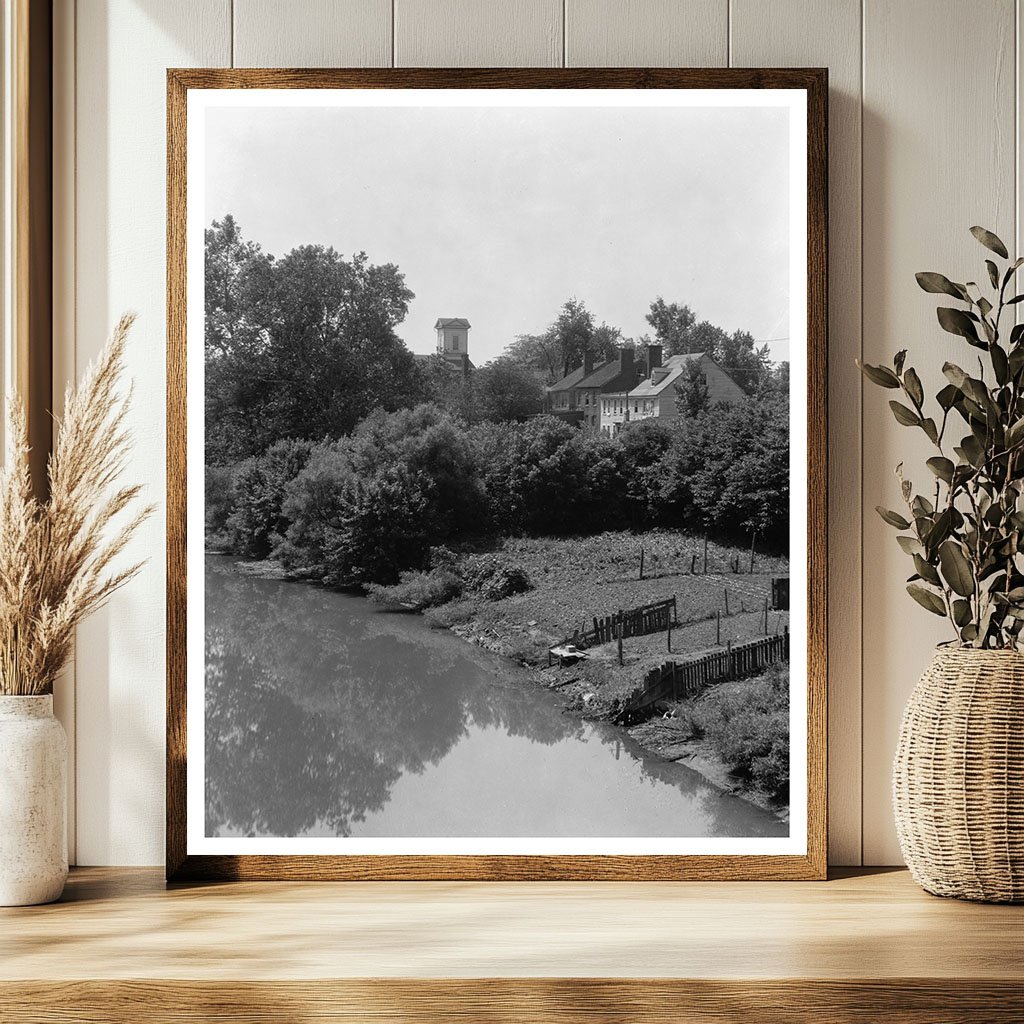 Fredericksburg VA Waterfront Architecture 1900s