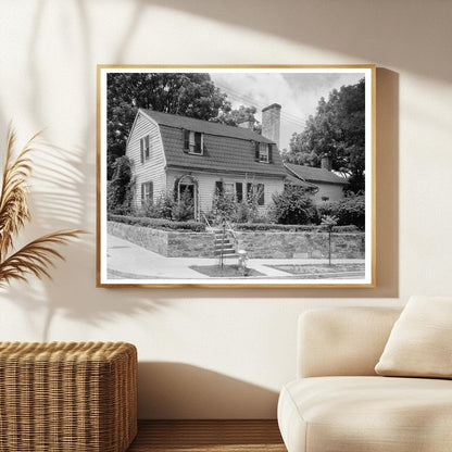 Vintage Fredericksburg Architecture Photo, Virginia, 20th Ce