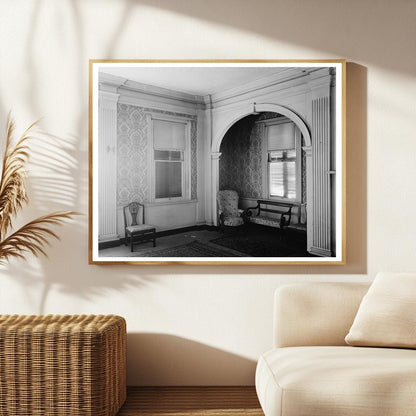 Vintage Drawing Room in Fredericksburg, VA, 1953