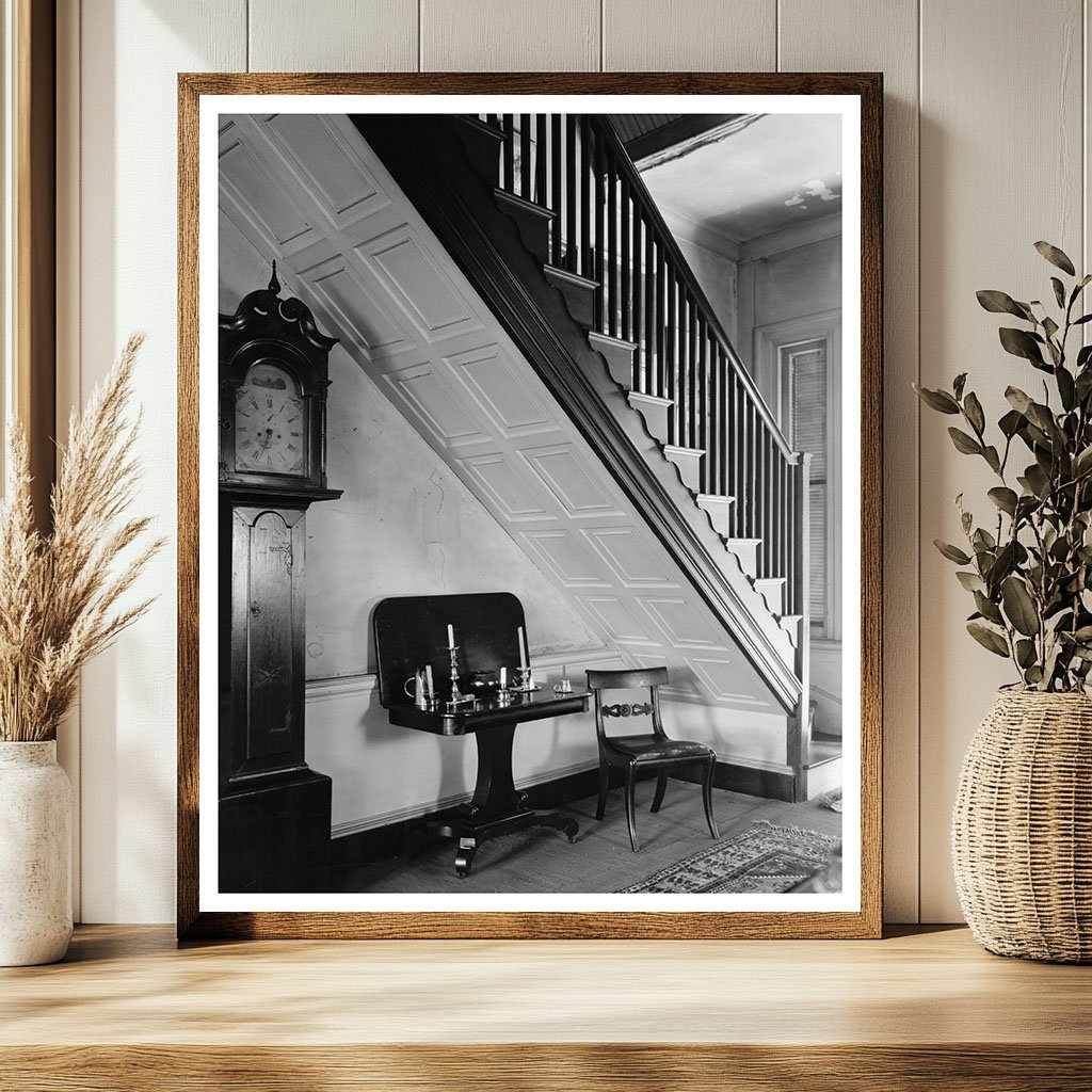 Vintage Interior Scene, Fredericksburg VA, 20th Century