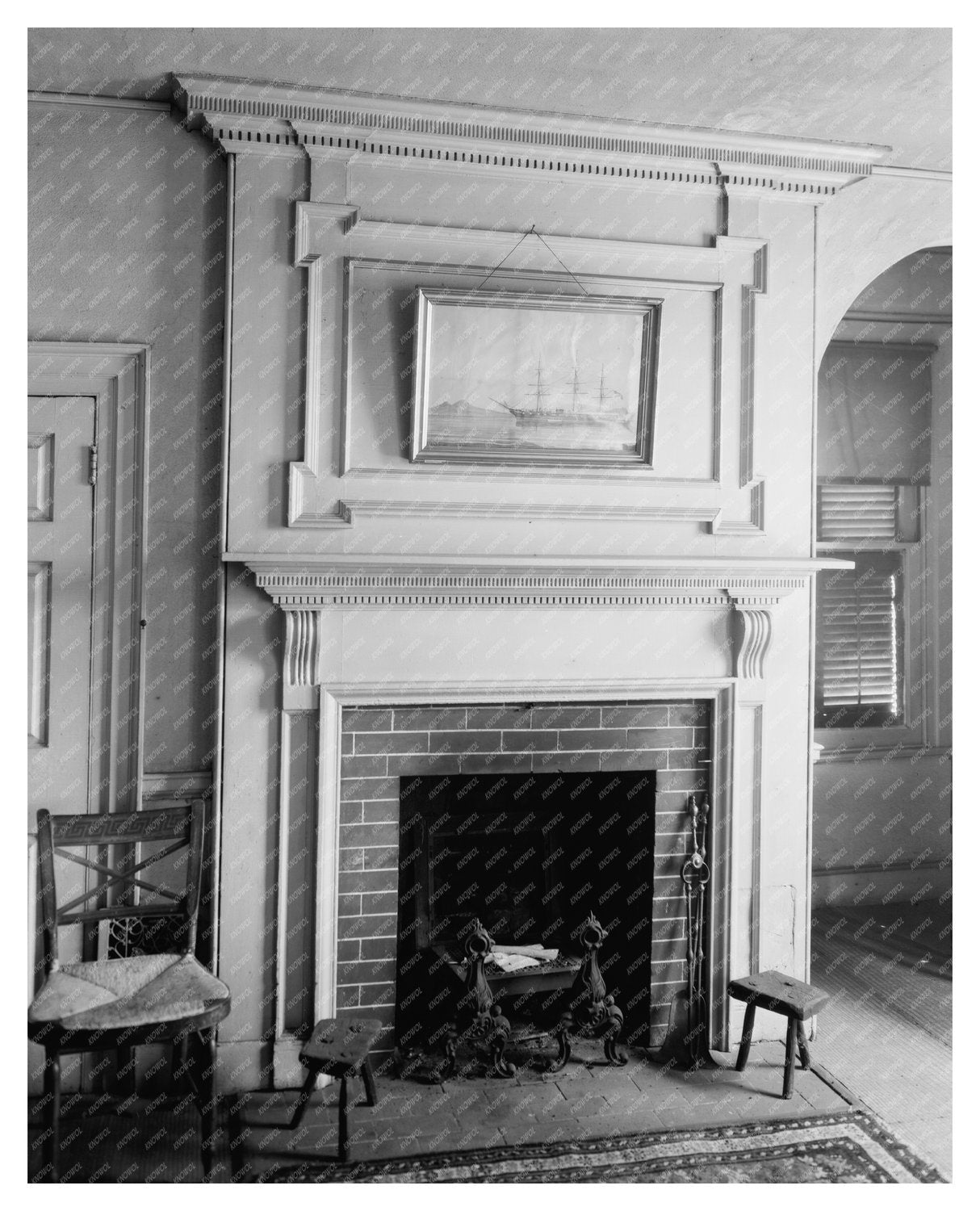 Fredericksburg VA Interior Photo, Early 20th Century