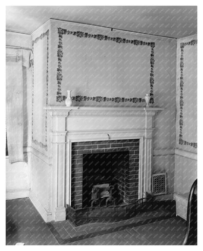 Fredericksburg VA Interior Scene, Early 20th Century