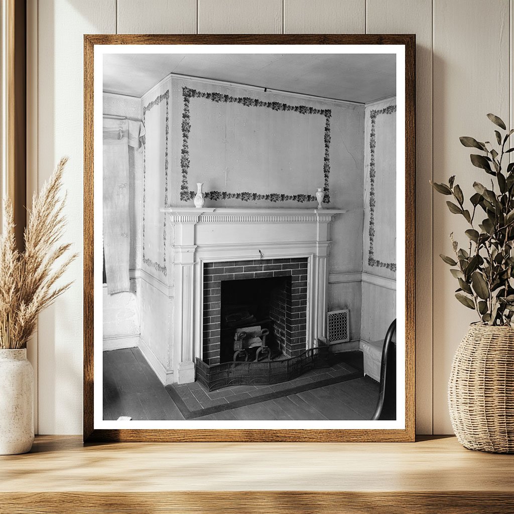 Fredericksburg VA Interior Scene, Early 20th Century