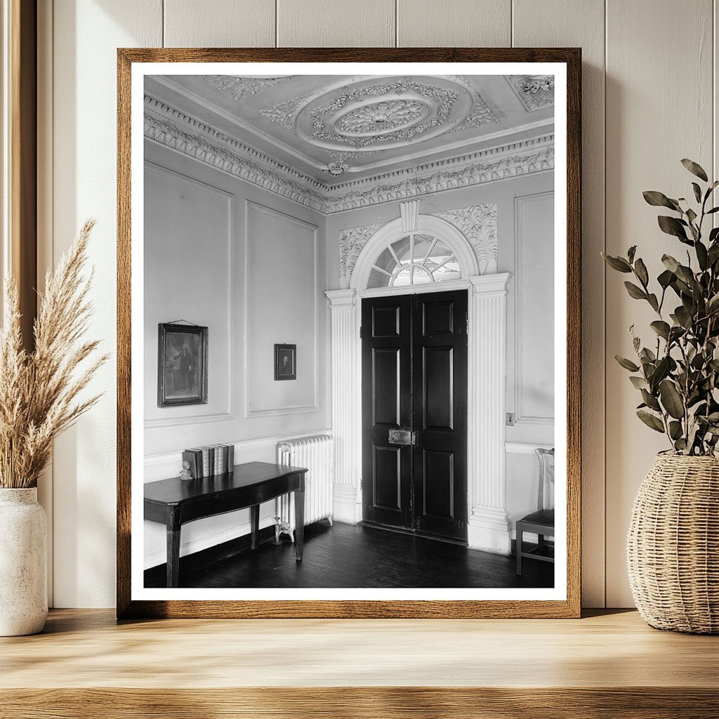 1953 Vintage Photo of Fredericksburgs Entrance Hall