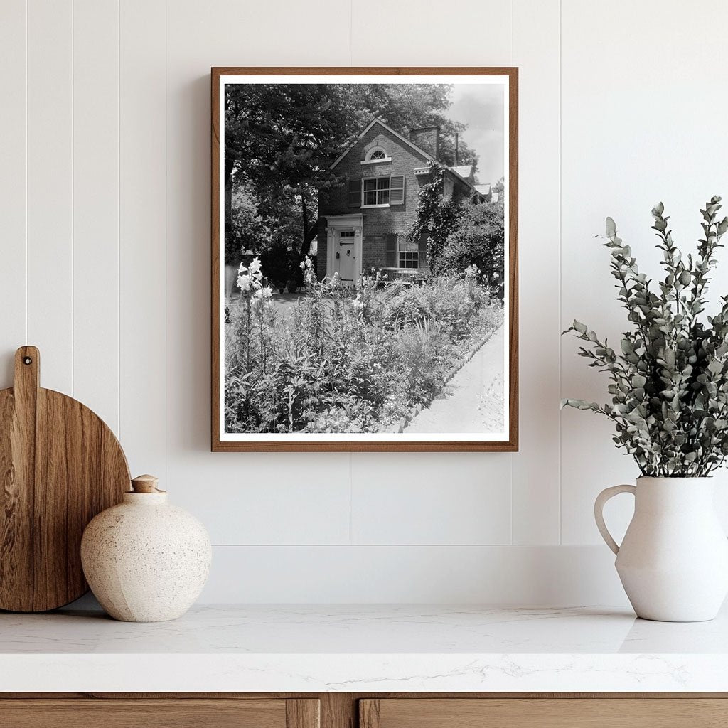 Fredericksburg VA Architecture, 1953 Historic Photo