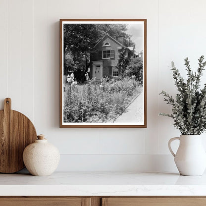 Fredericksburg VA Architecture, 1953 Historic Photo