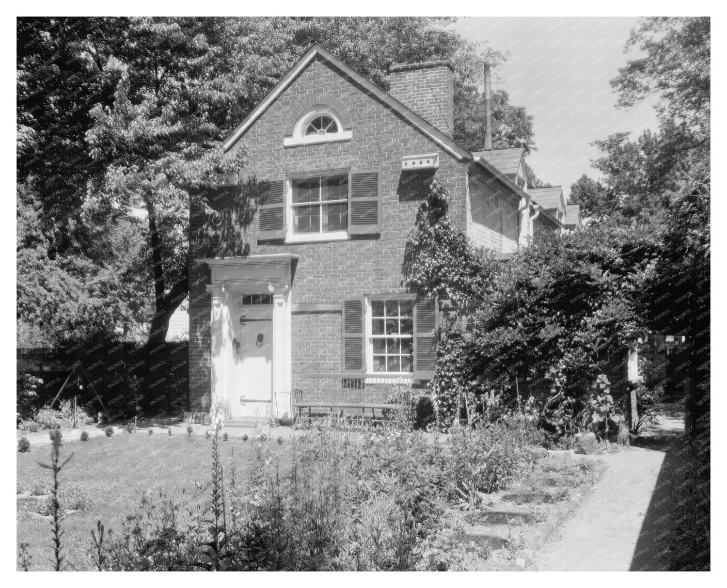 Vintage Fredericksburg Architecture, Virginia, Early 1900s
