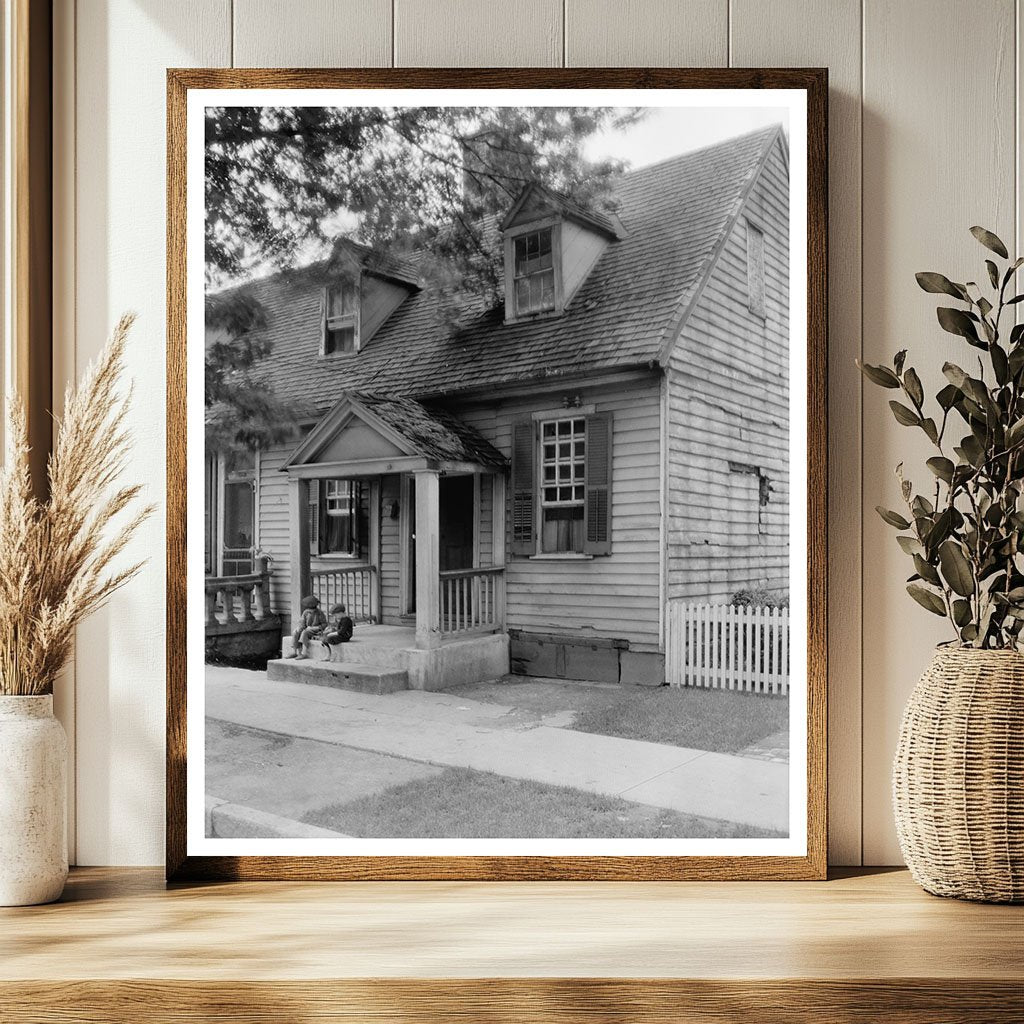 Fredericksburg VA Row Houses Architecture 20th Century