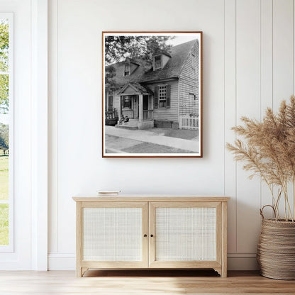 Fredericksburg VA Row Houses Architecture 20th Century