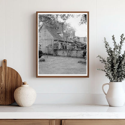 Vintage Fredericksburg Architecture, Virginia 20th Century