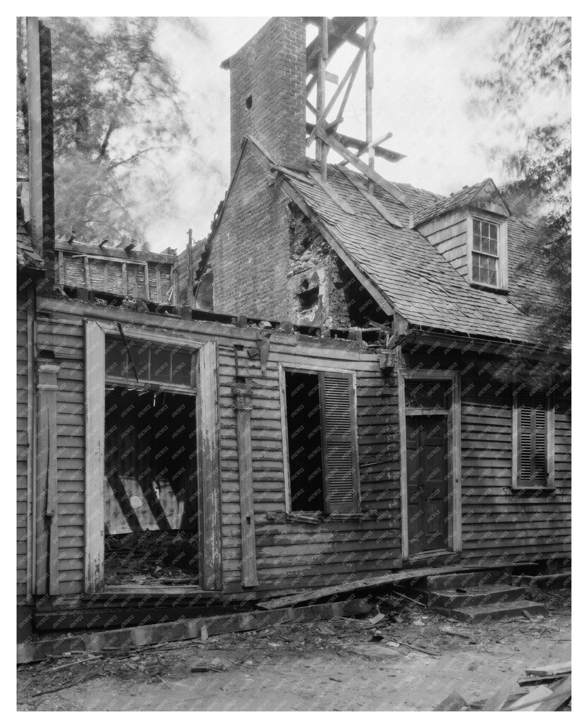 1910 Fredericksburg VA Architectural Photo by Johnston