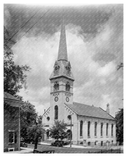 Episcopal Church, Fredericksburg VA, 1849 Vintage Photo