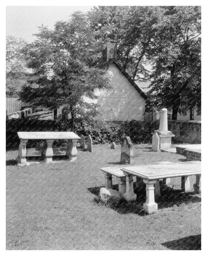 Cemetery in Fredericksburg, VA - Early 20th Century Photo