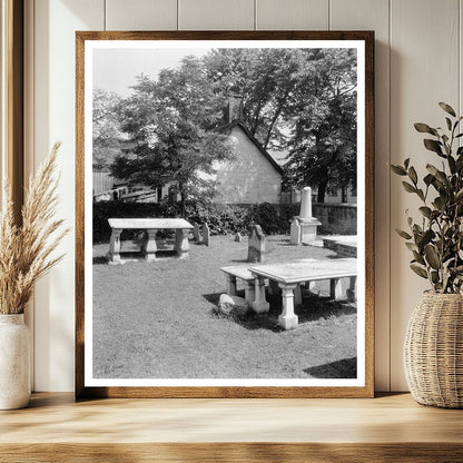 Cemetery in Fredericksburg, VA - Early 20th Century Photo