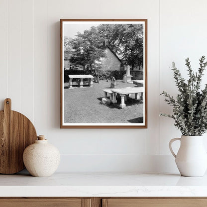 Cemetery in Fredericksburg, VA - Early 20th Century Photo