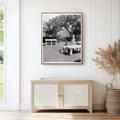 Cemetery in Fredericksburg, VA - Early 20th Century Photo