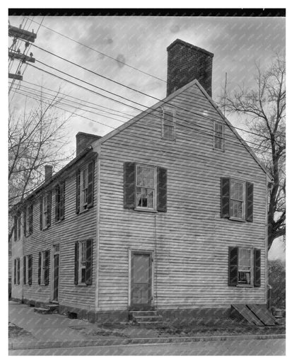 Vintage Fredericksburg House Photo, Virginia, 20th Century