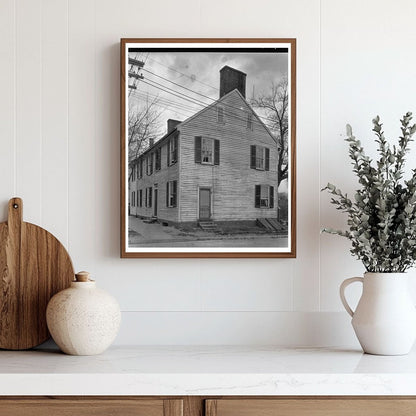 Vintage Fredericksburg House Photo, Virginia, 20th Century