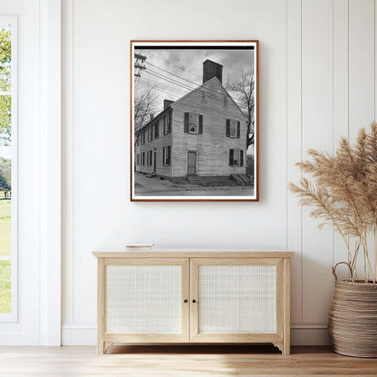 Vintage Fredericksburg House Photo, Virginia, 20th Century