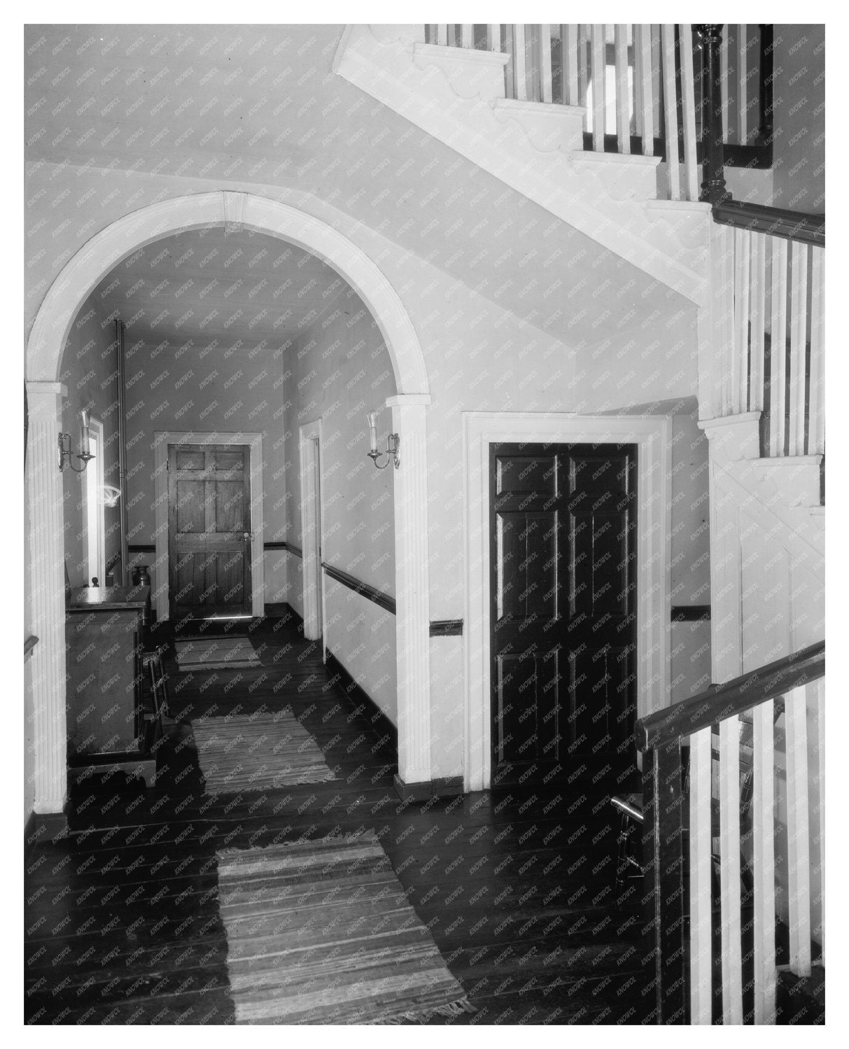 Fredericksburg VA Historic Interior Photo, 1953