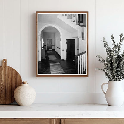 Fredericksburg VA Historic Interior Photo, 1953