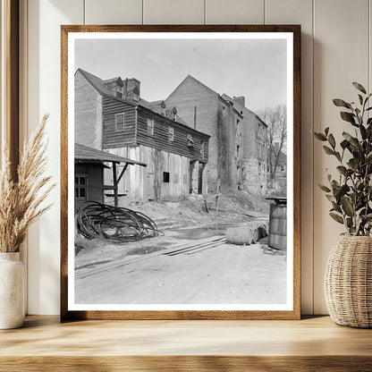 Fredericksburg VA Industrial Scene 1900s Photograph